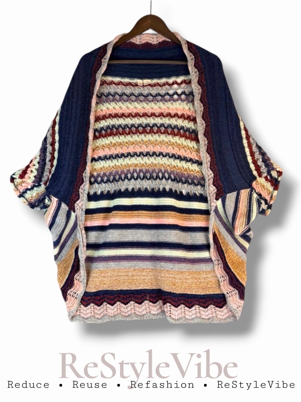 MOTH ANTHROPOLOGIE Women’s Size XS Sweater Cardigan Cocoon Crochet Oversized